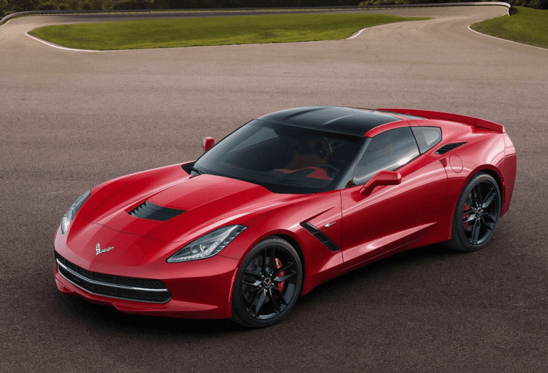 Chevrolet corvette red