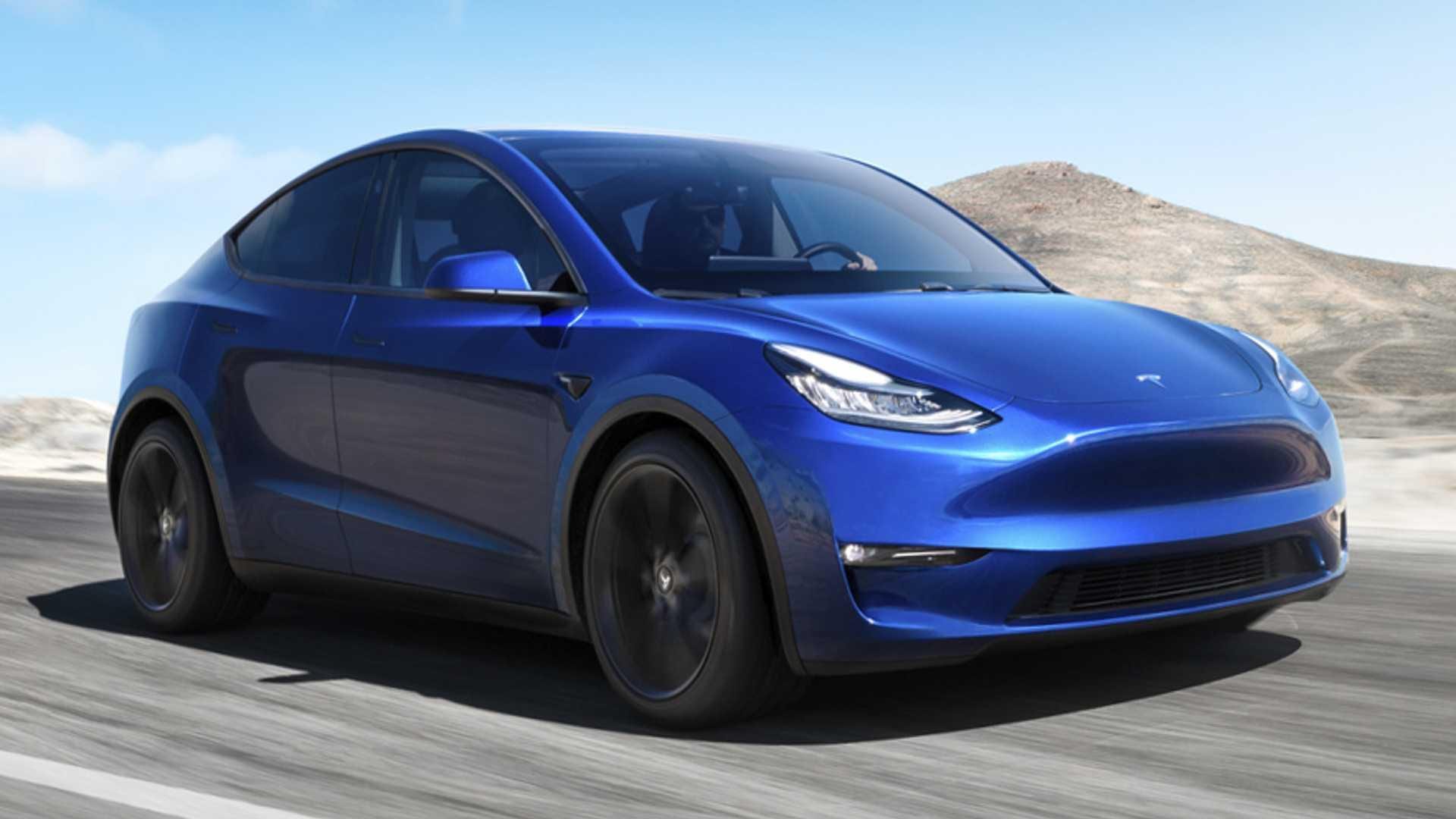 2021 Tesla Model Y In Motion