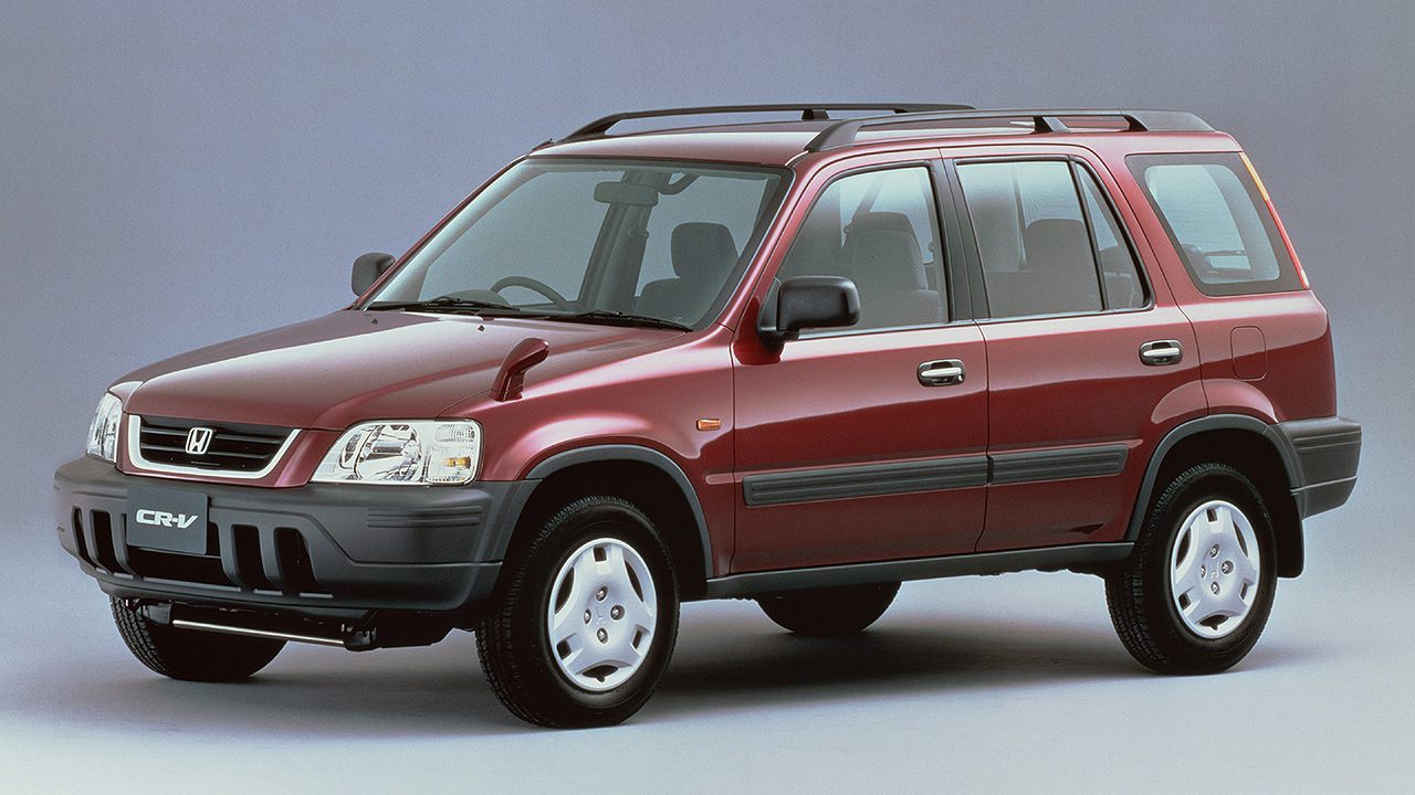 Red 1990's CRV