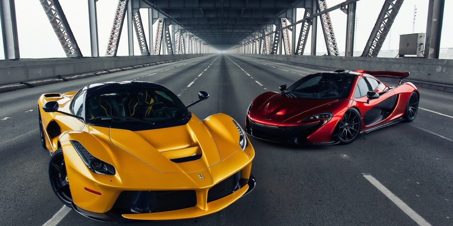 Ferrari LaFerrari and McLaren P1