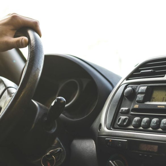 interior of a toyota car