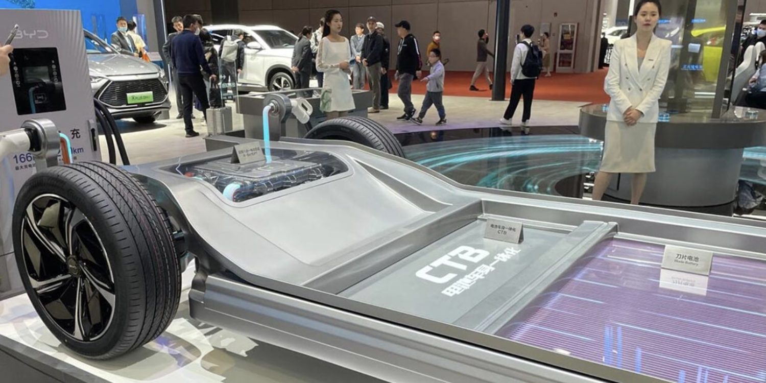 BYD battery "Skateboard" for EVs