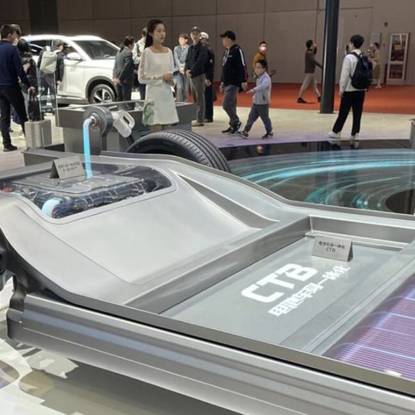 BYD battery "Skateboard" for EVs