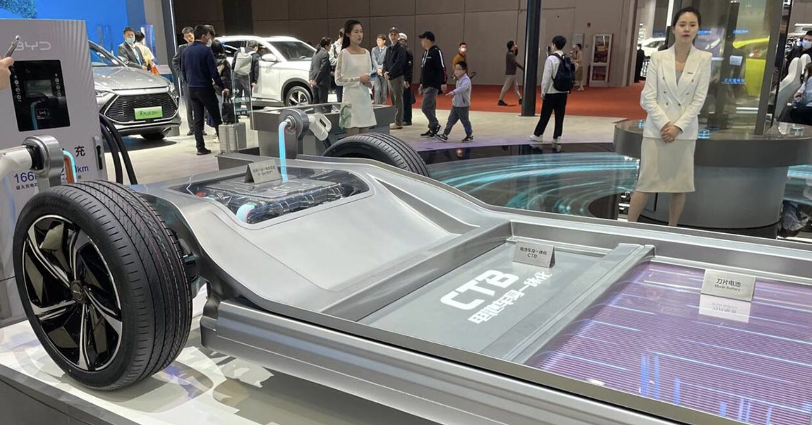 BYD battery "Skateboard" for EVs