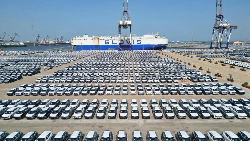 Chinese EV's ready to ship