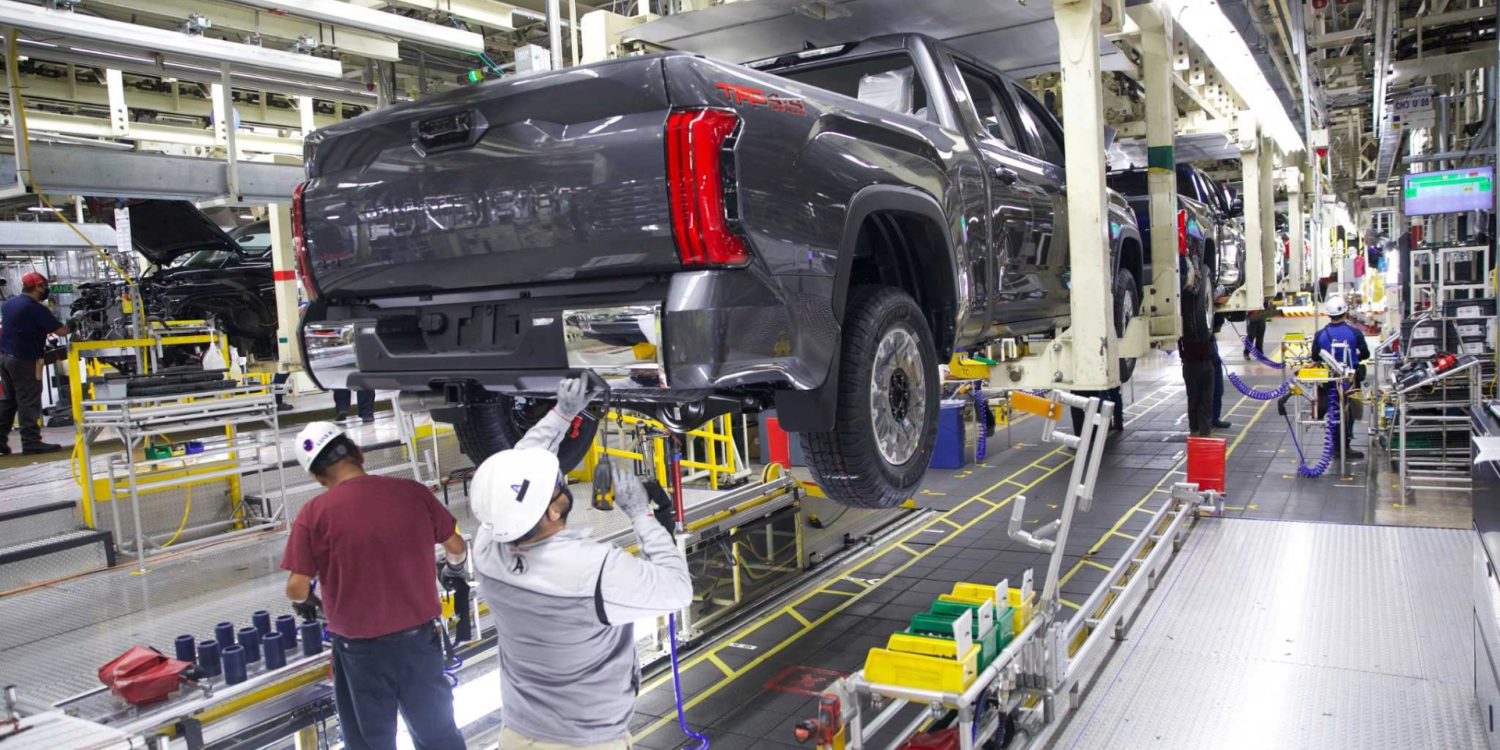 Toyota Tundra assembly line