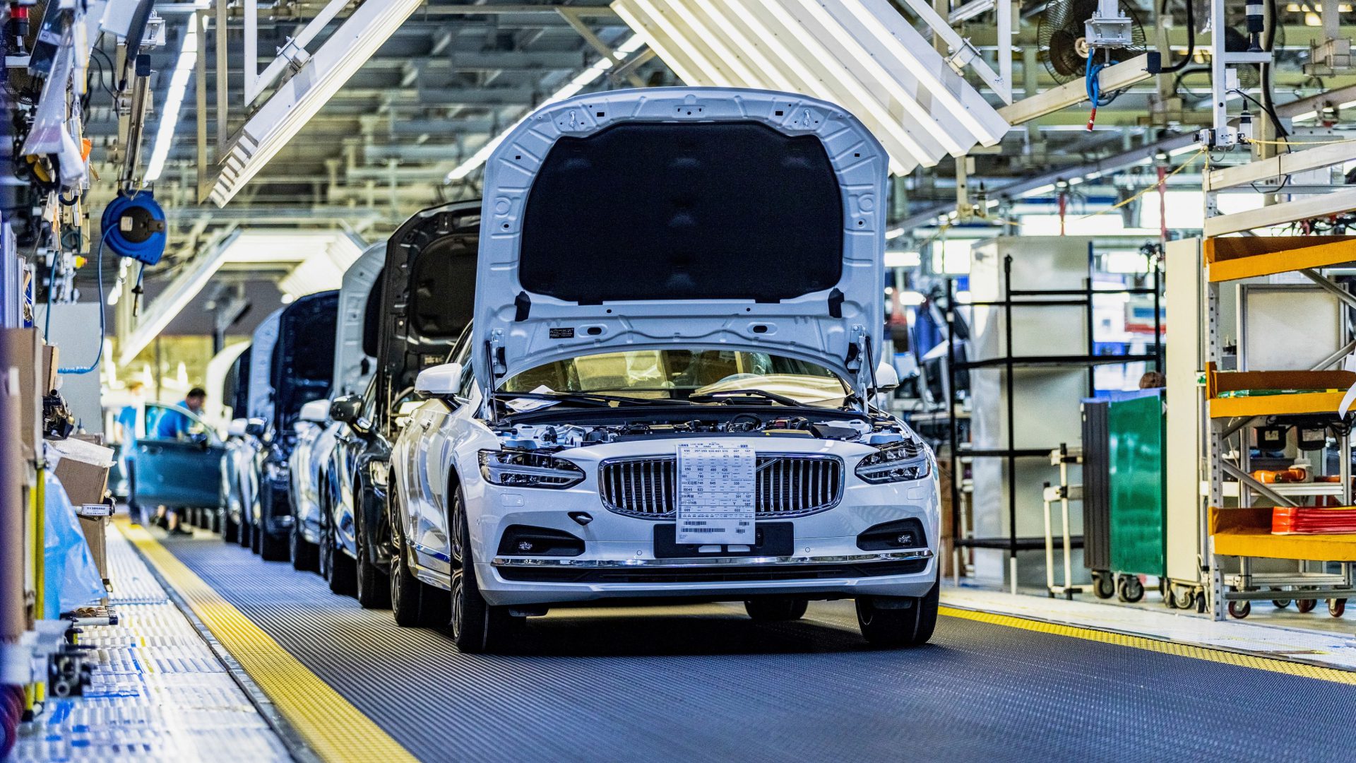 Volvo assembly line in Daqing China