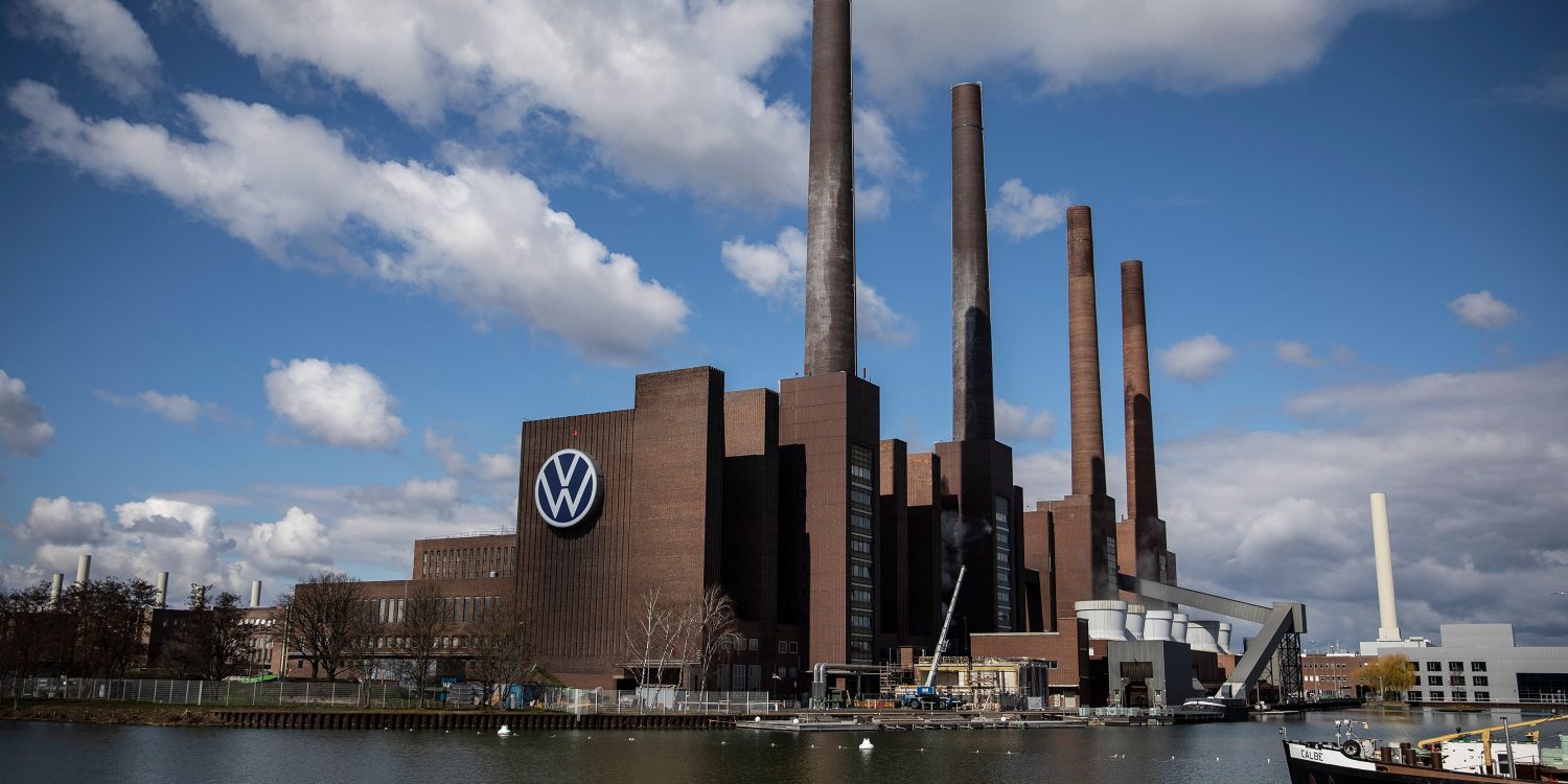 Volkswagen factory in Wolfsburg Germany