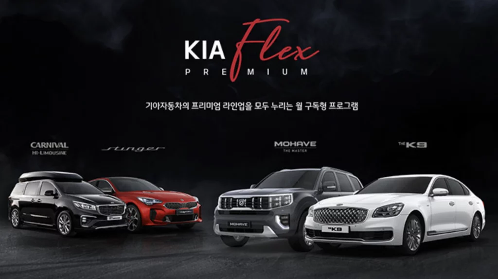 Kia Flex Premium subscription service