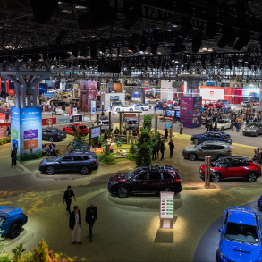 Shot of the New York Auto Show in 2023